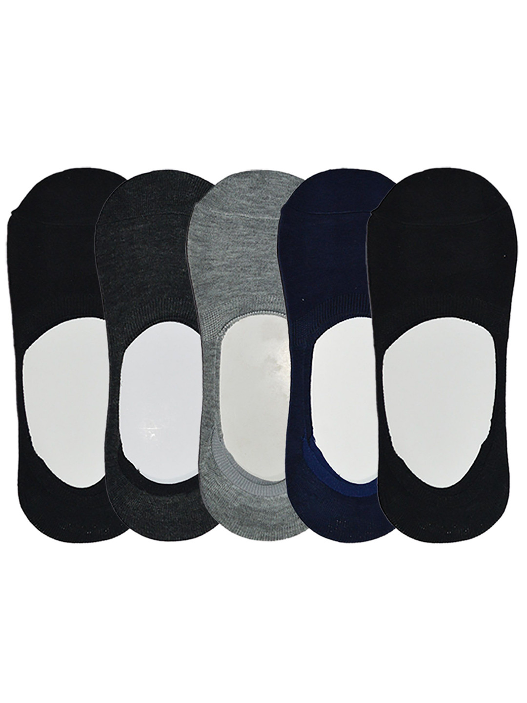 BAESD Unisex Pack Of 5 Shoe Liner Socks