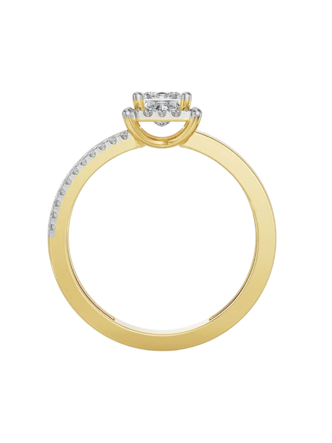Emori Camila Lab Diamond Ring in 18KT Gold