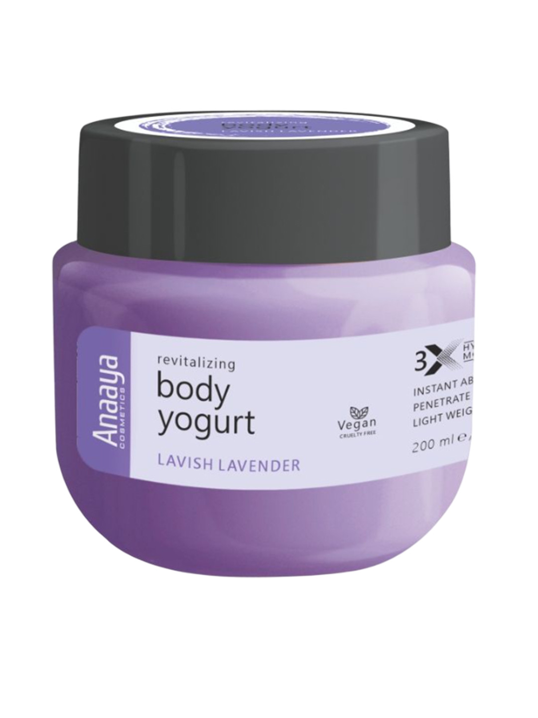 Anaaya Cosmetics Revitalizing Body Yogurt With Lavish Lavender- 200 ml