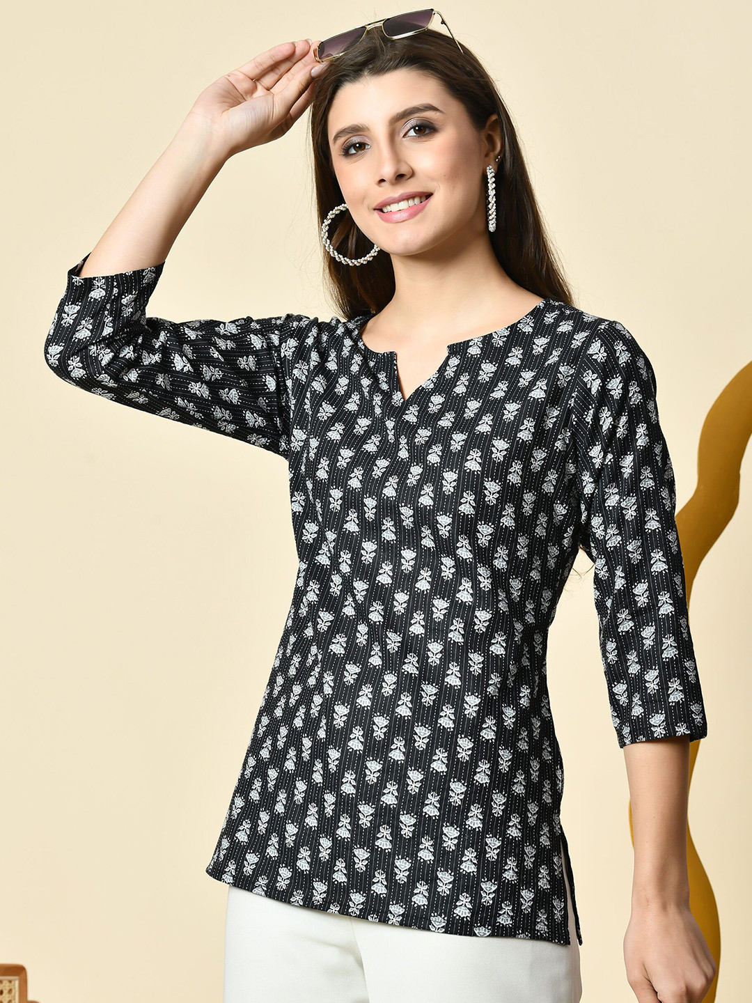 ao services Printed Tunic
