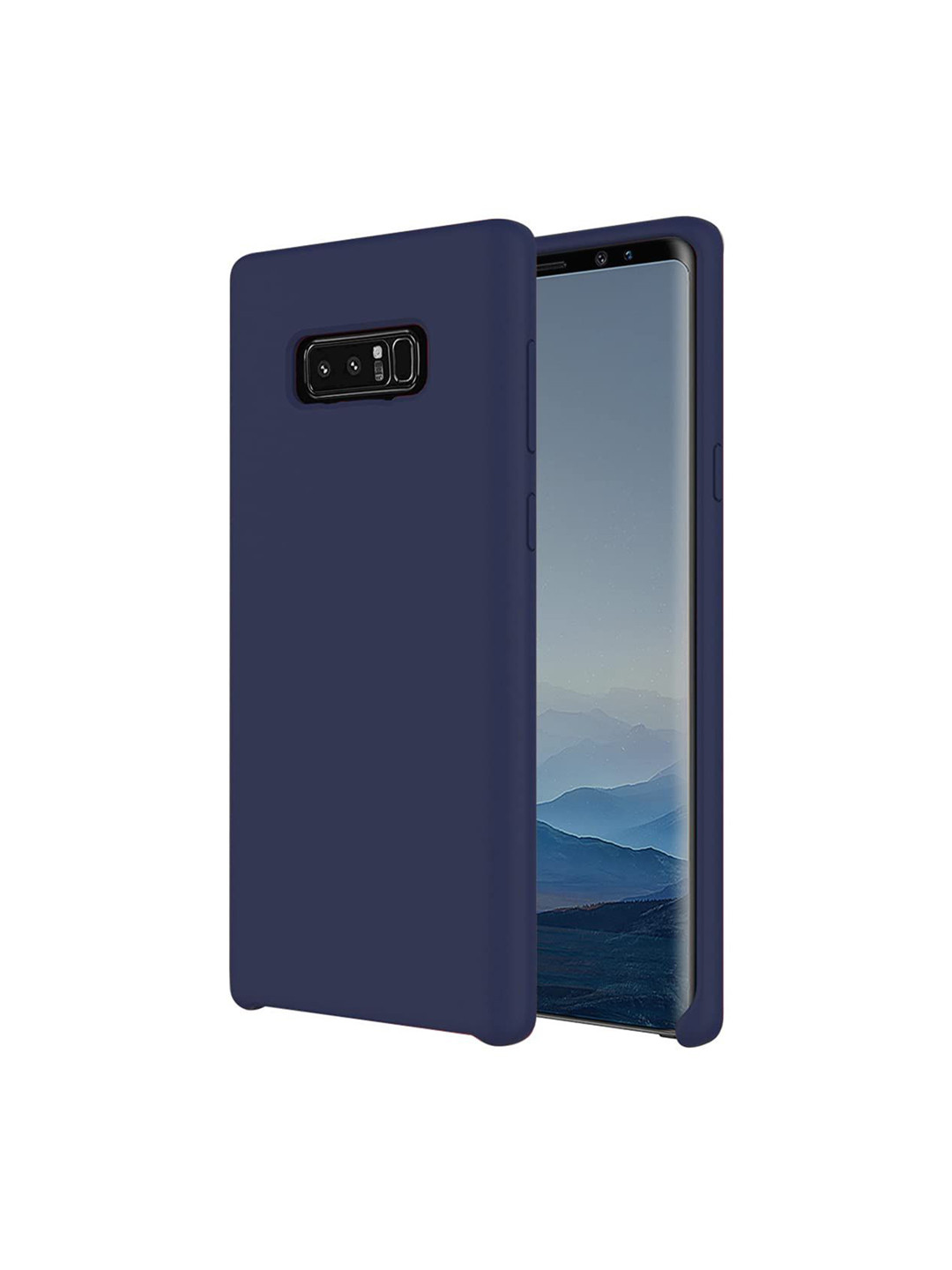 LIRAMARK Liquid Silicone Soft Galaxy Note 8 Back Case
