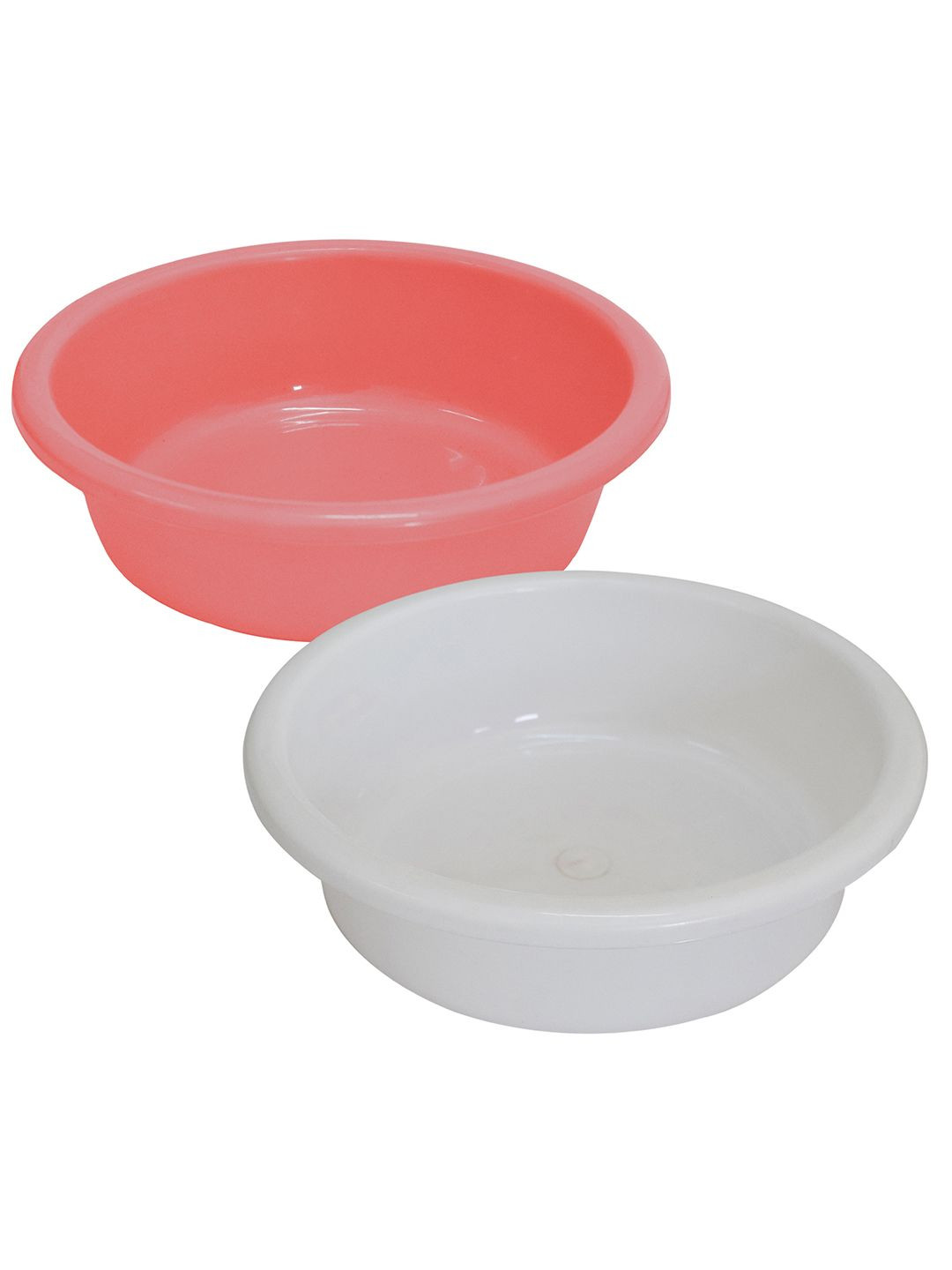 Kuber Industries Pink & White 2 Pieces Knead Dough Basket 6L