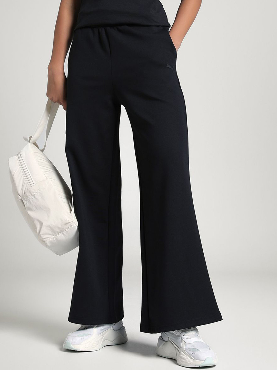 Puma Women's ESS Cotton Slip-On Flared Pants