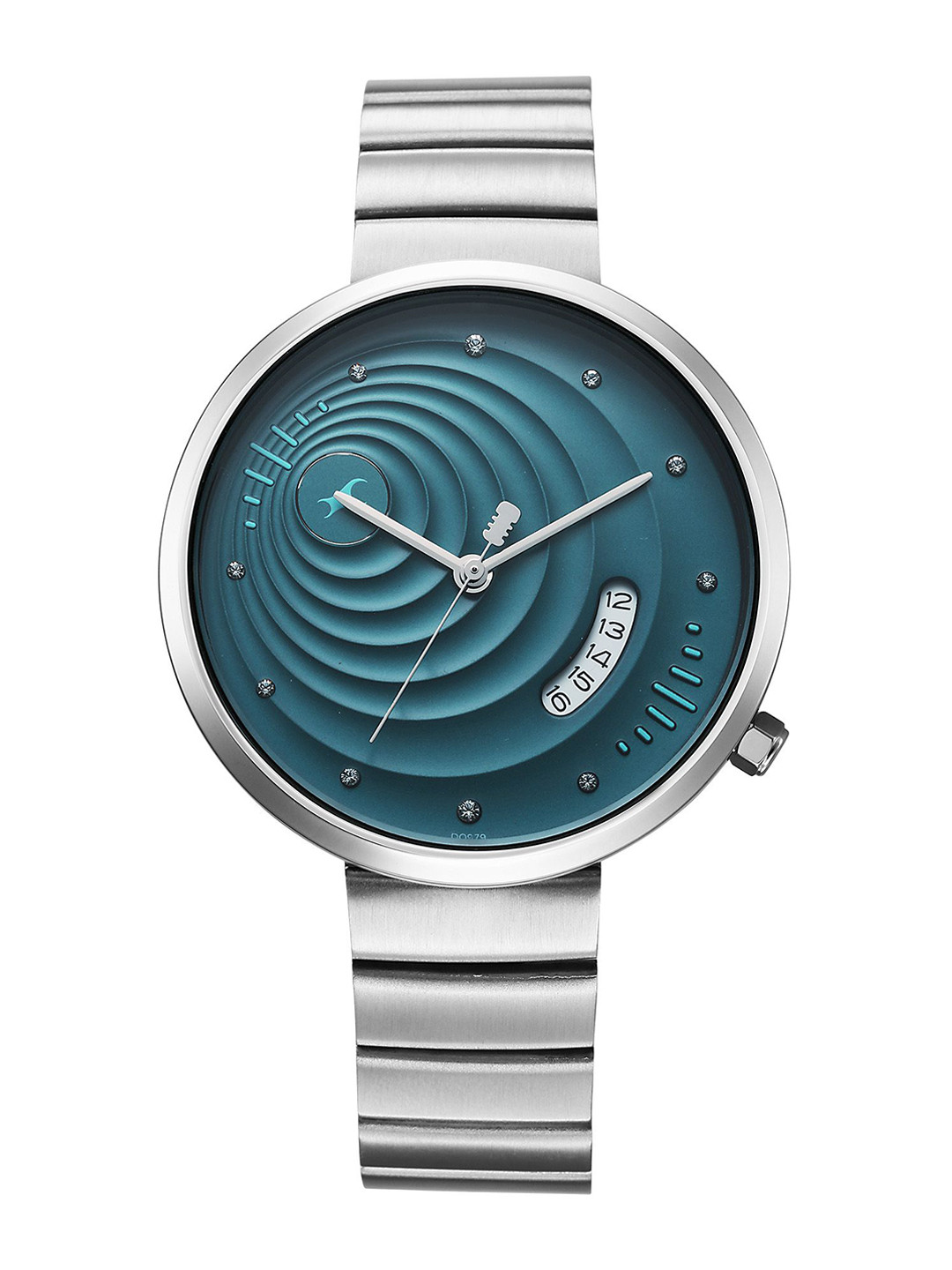 Fastrack Women Brass Dial & Stainless Steel Bracelet Style Straps Analogue Watch 6314SM01