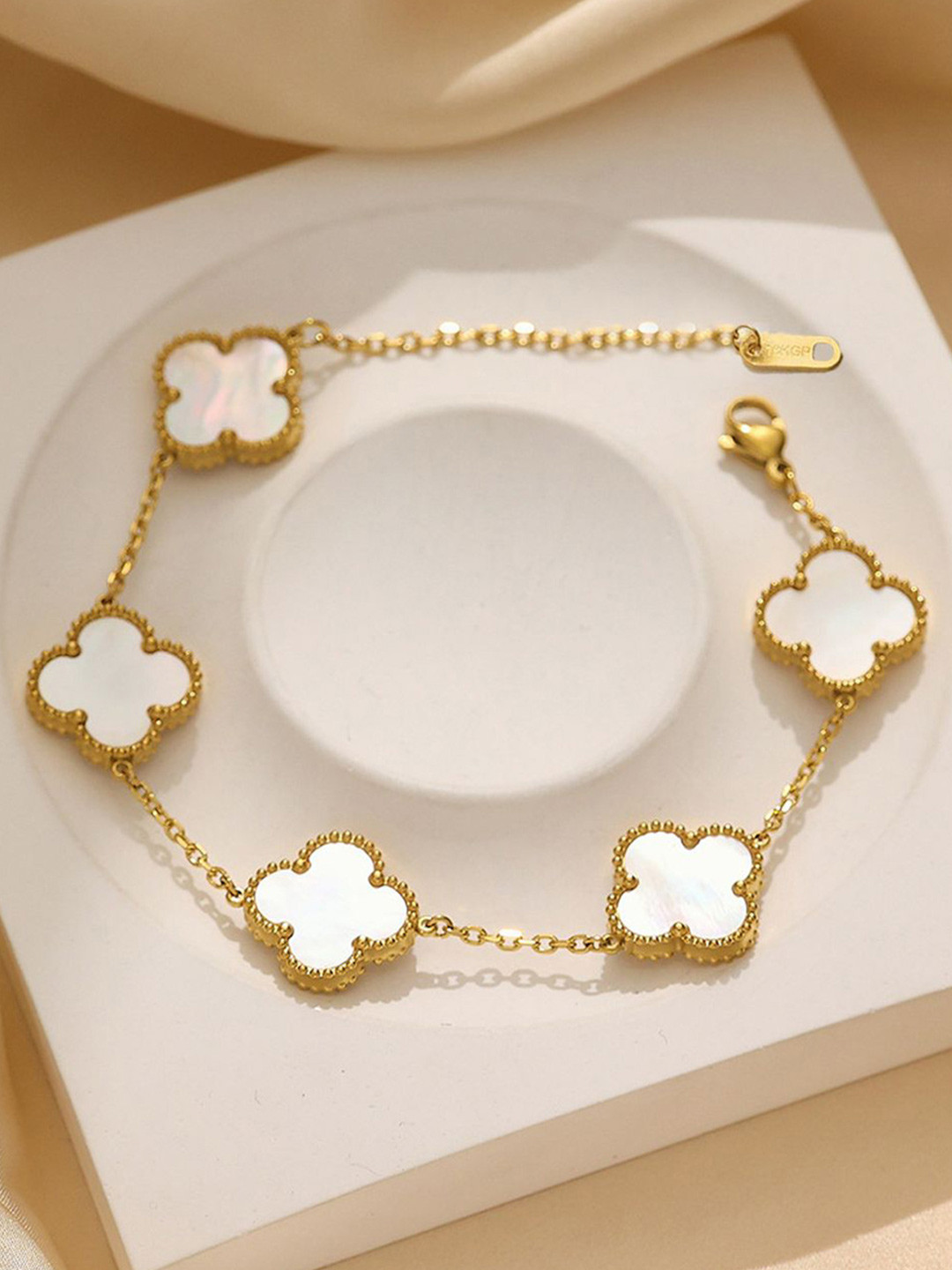 Designs & You Gold-Plated Link Bracelet
