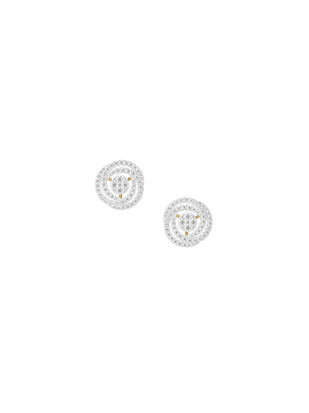 Emori Circle of Life Lab Diamond in 14KT Gold Earring
