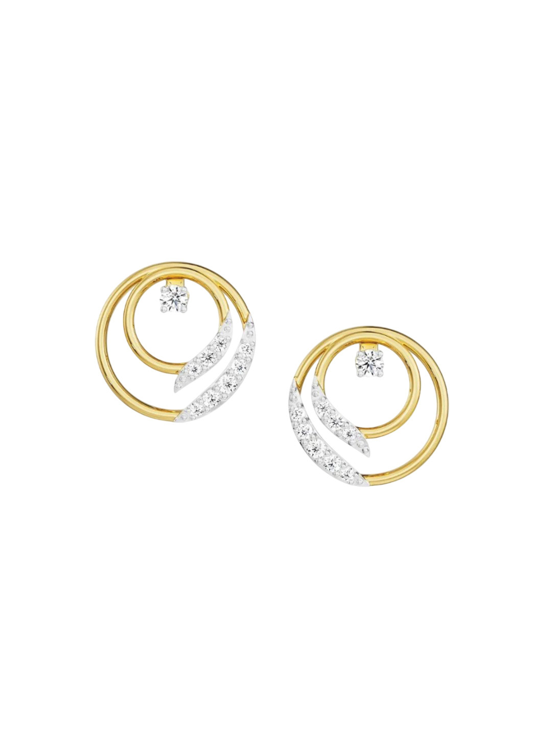 Emori Luminiscent Lab Diamond Earring in 18KT Gold