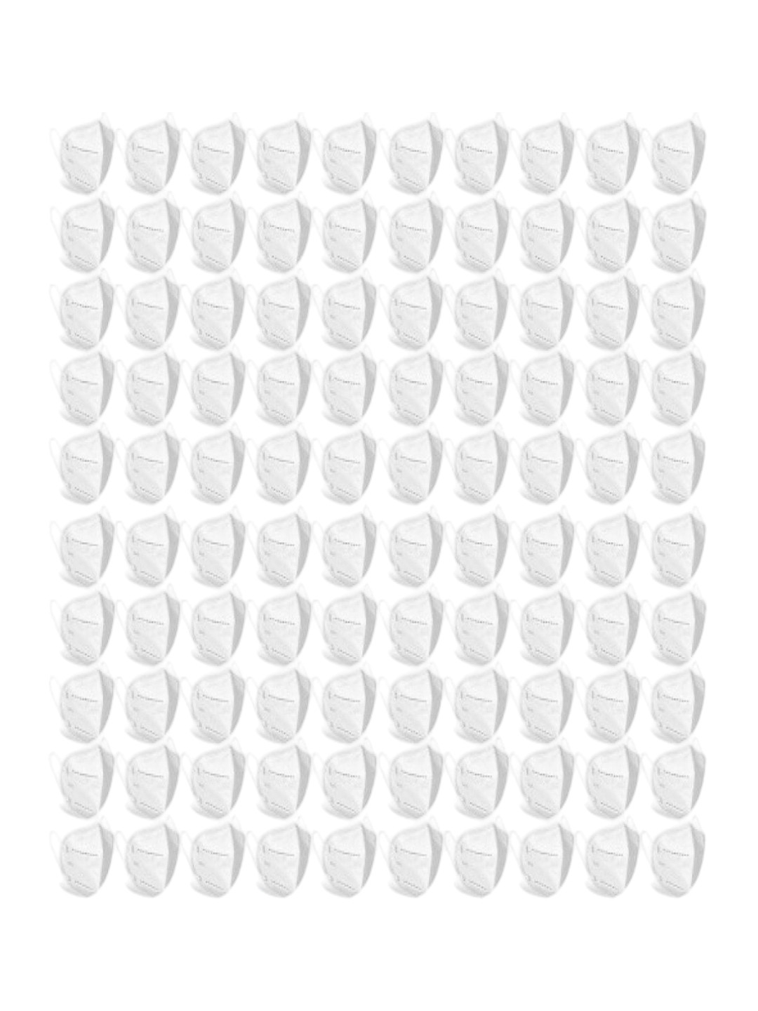 DALUCI Unisex Pack Of 100 5 Layer N95 Mask