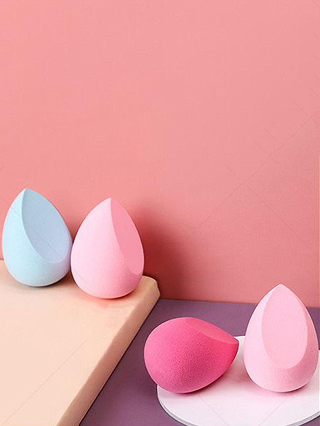 Swiss Connection Set Of 2 Heart Shape Blender Beauty Makeup Sponge