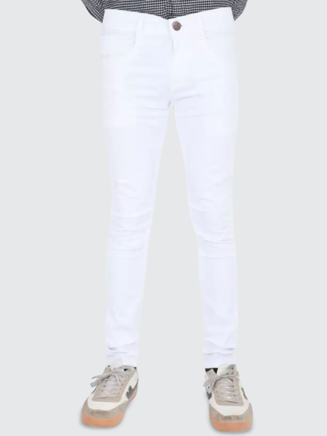 COMFITS Men Classic Skinny Fit Clean Look Jeans