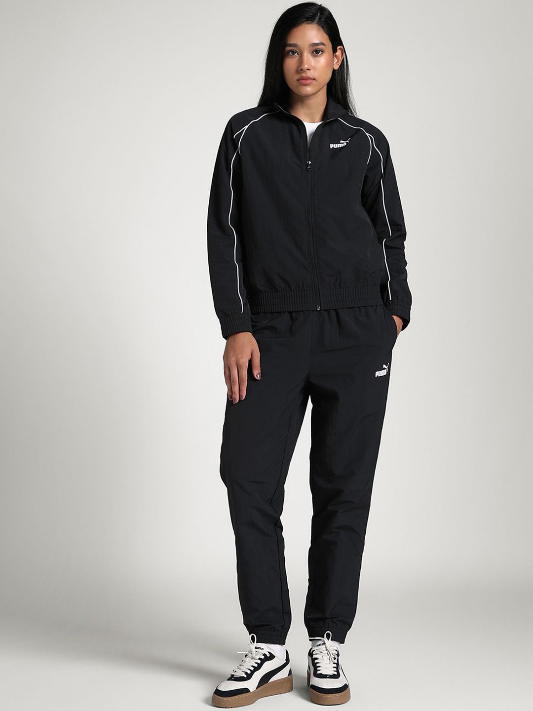 Puma Women's Woven Mid-Rise Tracksuit