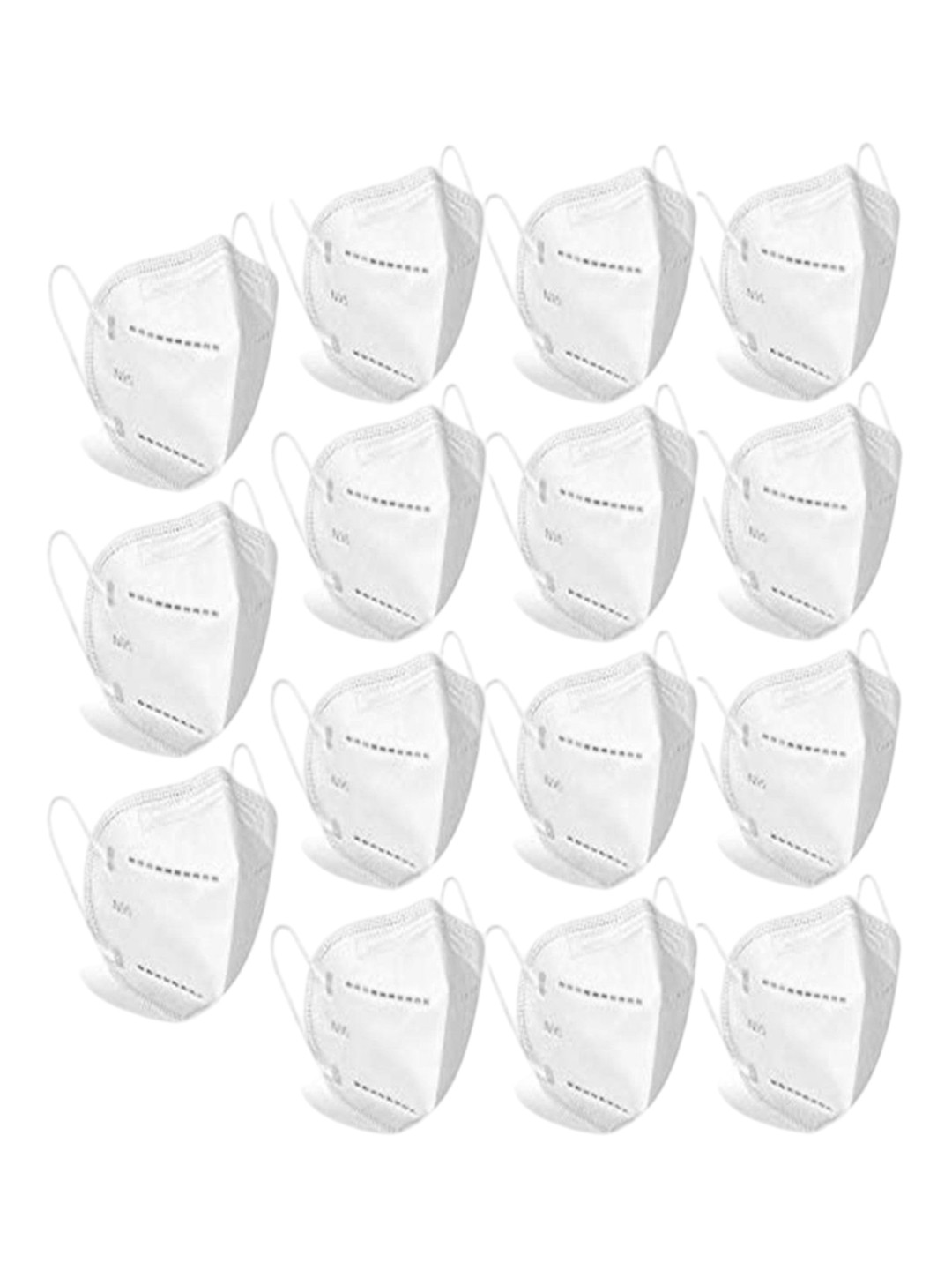 DALUCI Pack Of 15  5 Layer Outdoor Anti-Pollution Reusable & Disposable Masks