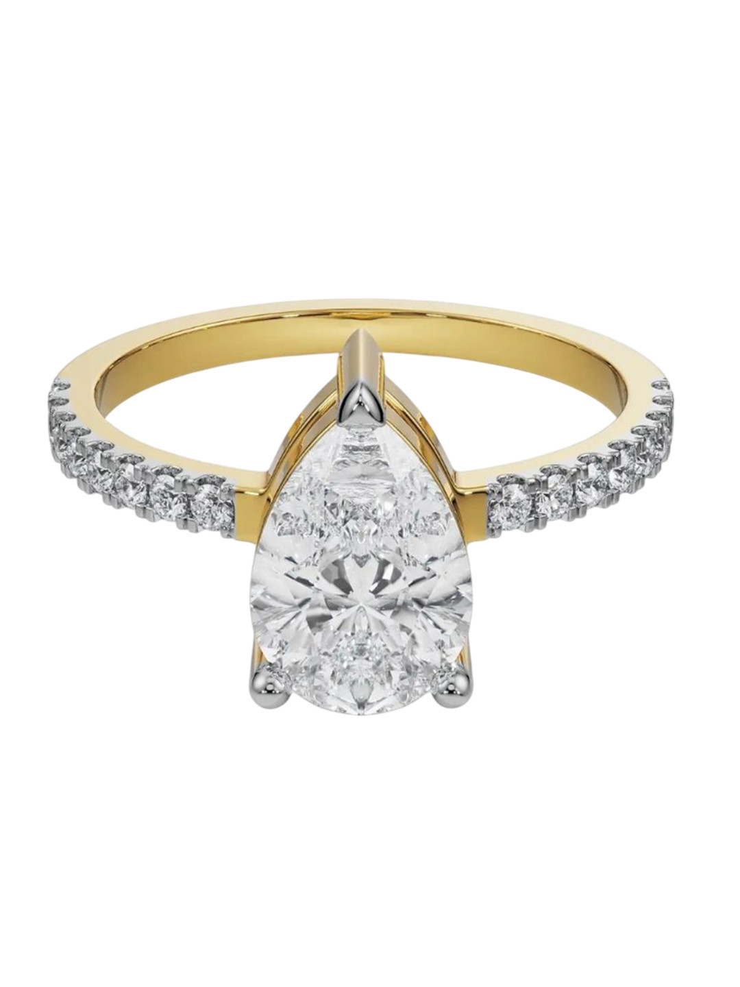 Emori Love's Embrace Lab Diamond in 14KT Gold Ring