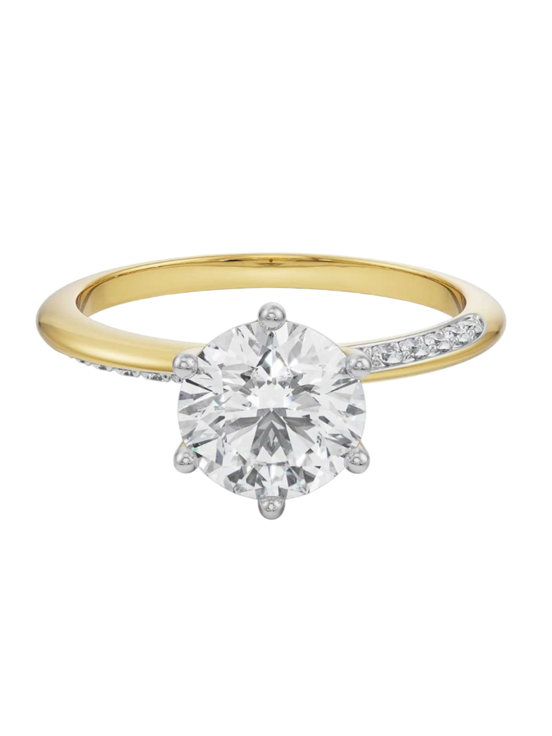 Emori Katie Round Lab Diamond Ring in 18KT Gold