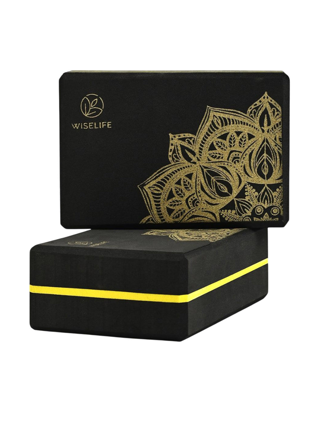 WiseLife 2-Pcs Yoga Blocks High-Density EVA Foam For Balance Strength Training Exercise