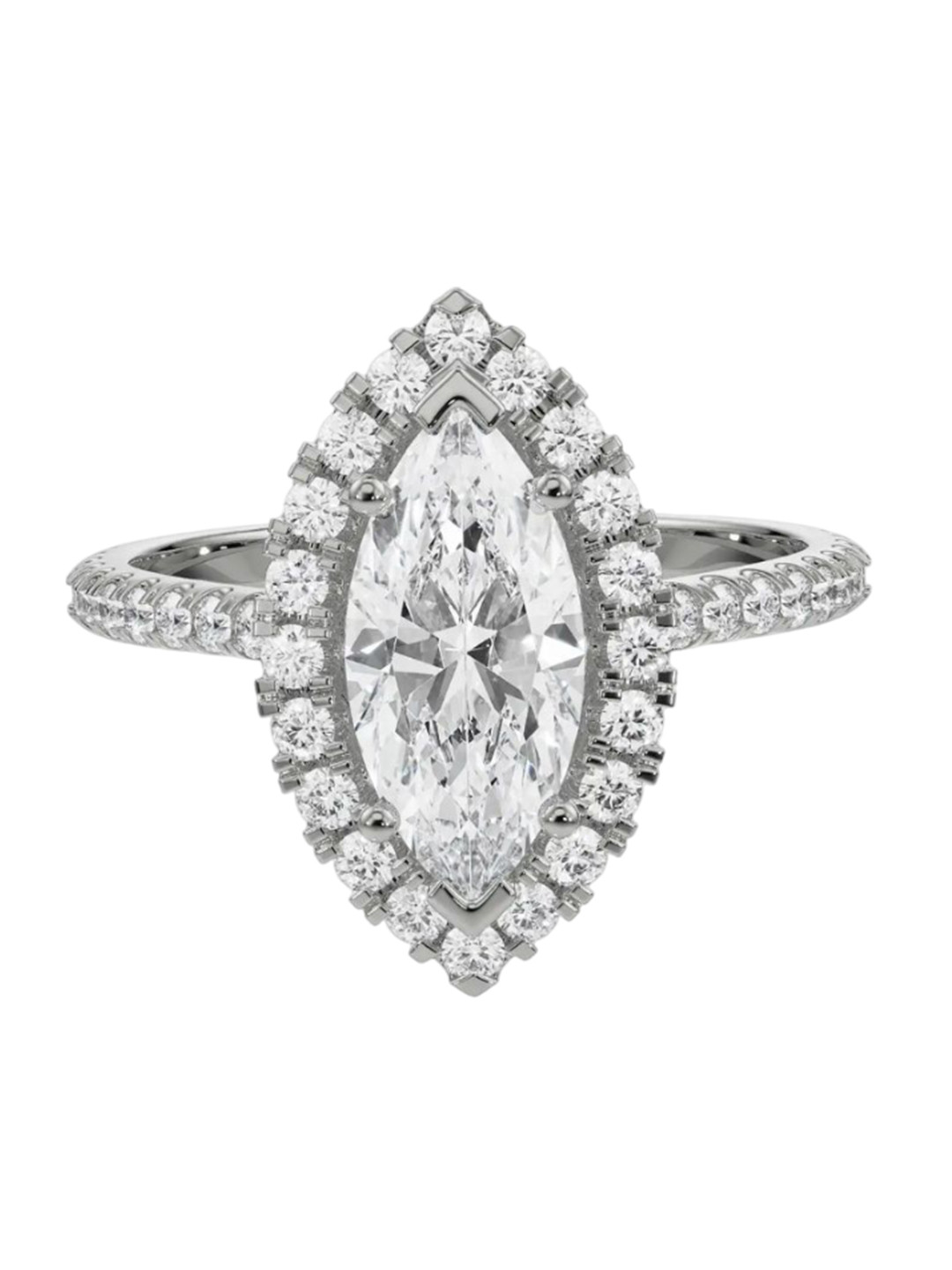 Emori Vine Engagement Lab Diamond in 14KT Gold Ring