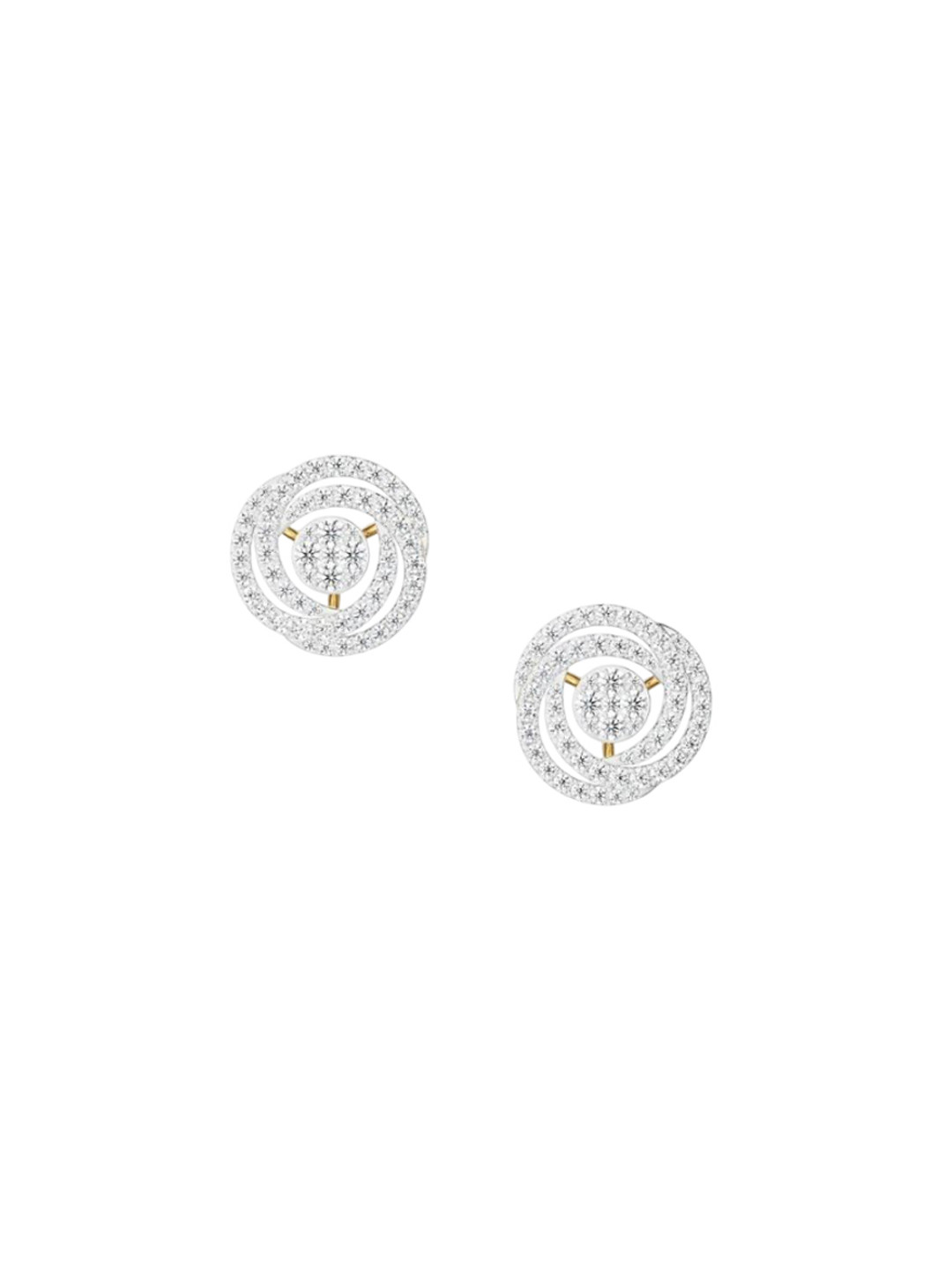 Emori Circle of Life Lab Diamond Earring in 18KT Gold