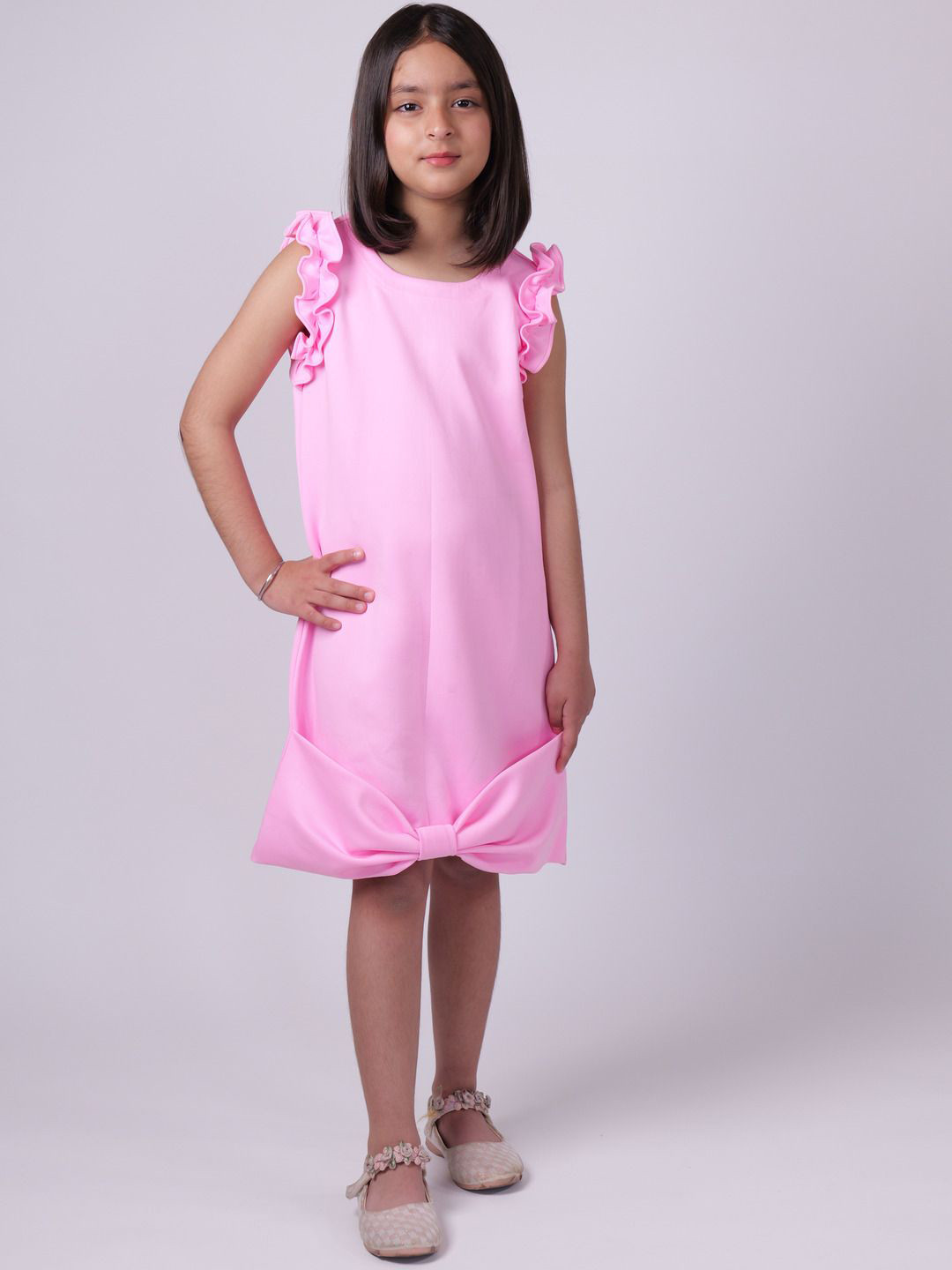 Picco Ricco Girls Scuba A-Line Dress