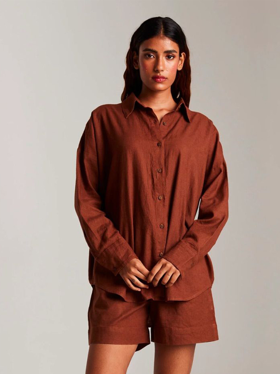 Saphed Shirt Style Top