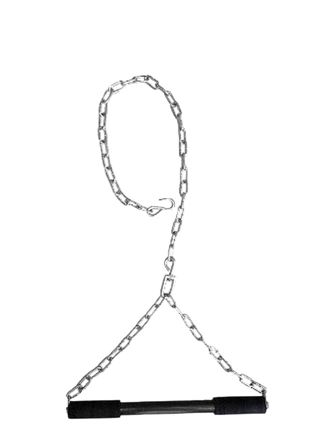 HackerX Steel Chain Chin Up Bar With Grip Handles