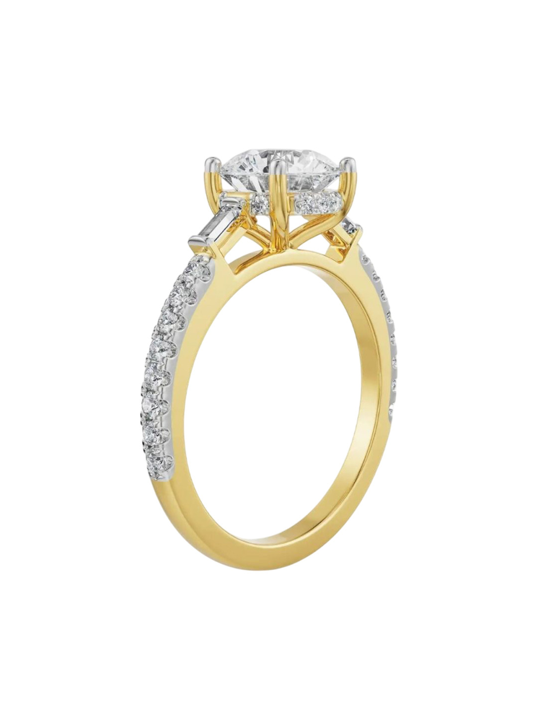Emori Sofia Lab Diamond Ring in 18KT Gold