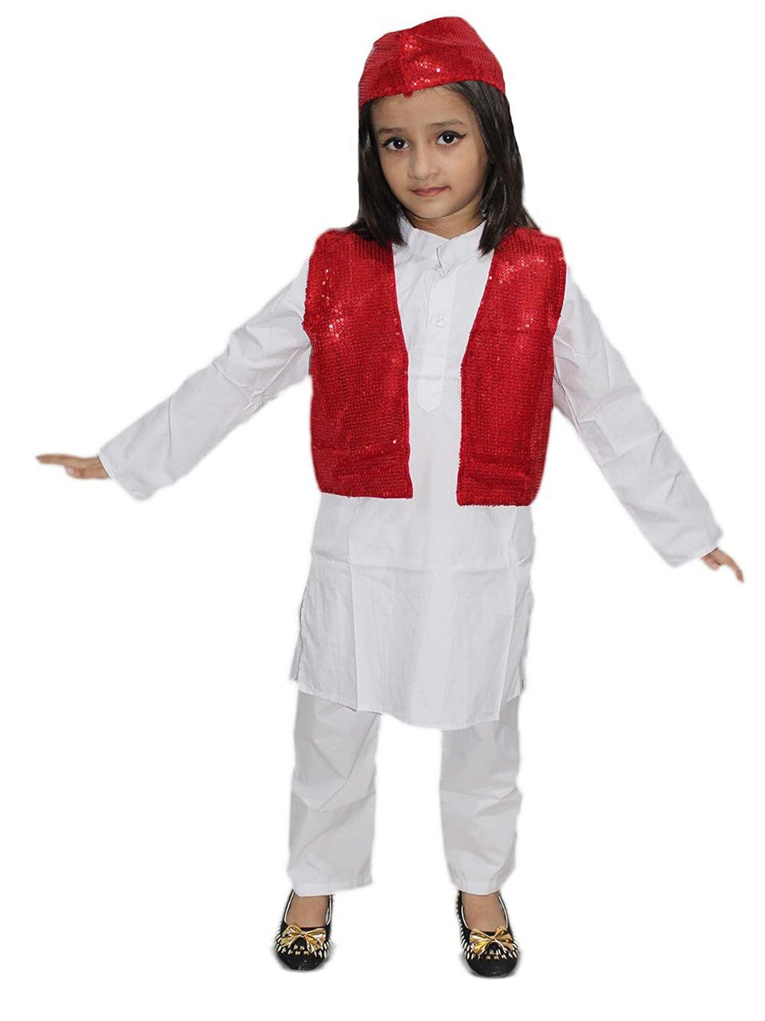 Kaku Fancy dresses Kids Embellished Qwwali Dance Jacket