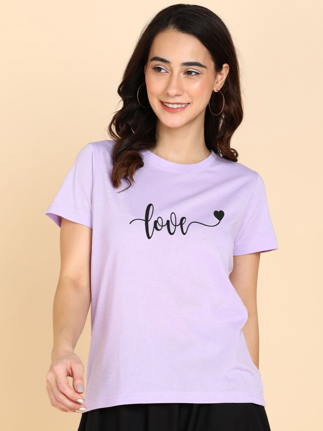 Adyavastram Women Typography Printed T-shirt