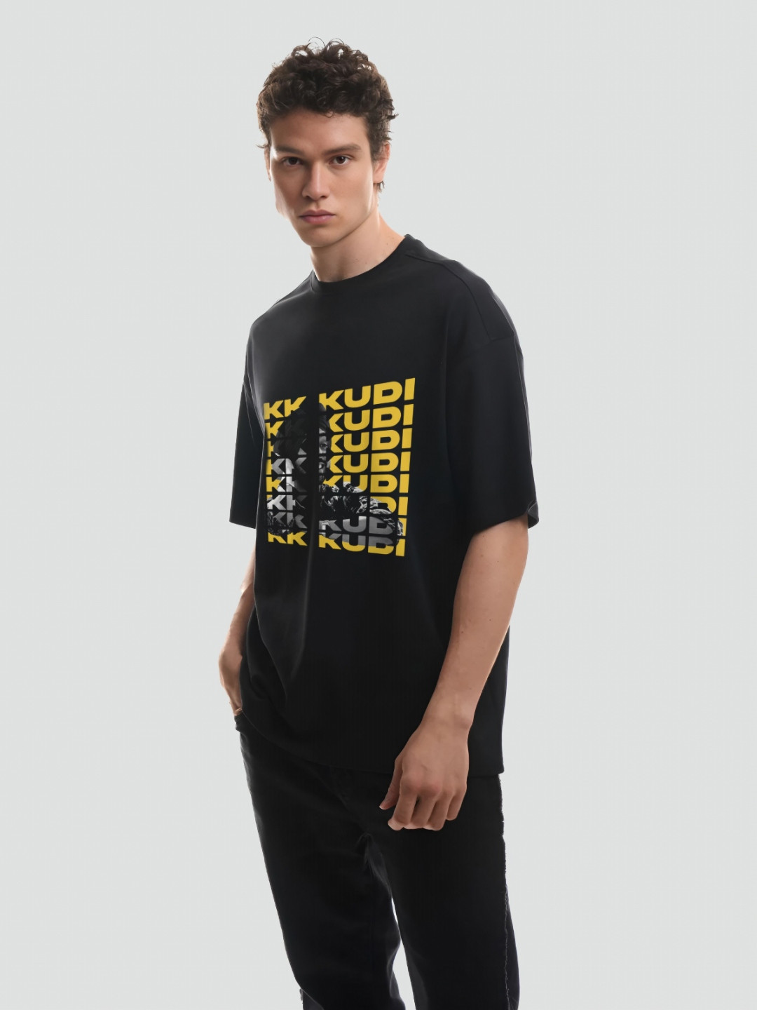 Backbenchers Men Typography Printed Extended Sleeves Pockets T-shirt