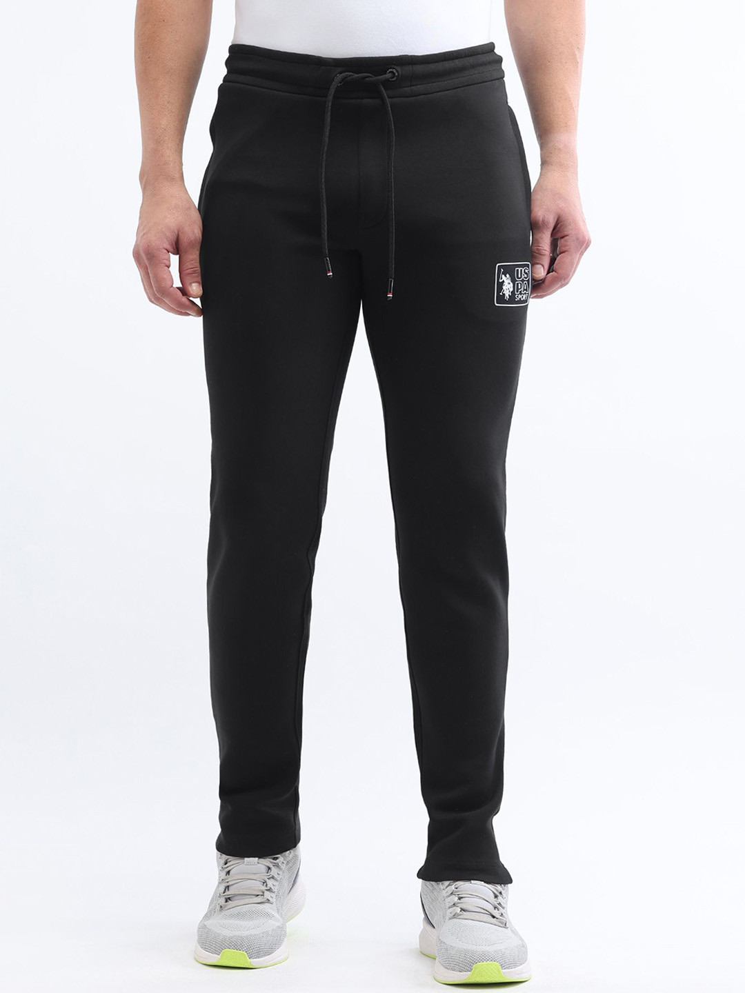 USPA Sport Space Dust Men Cotton Slim Fit Mid Rise Track Pants