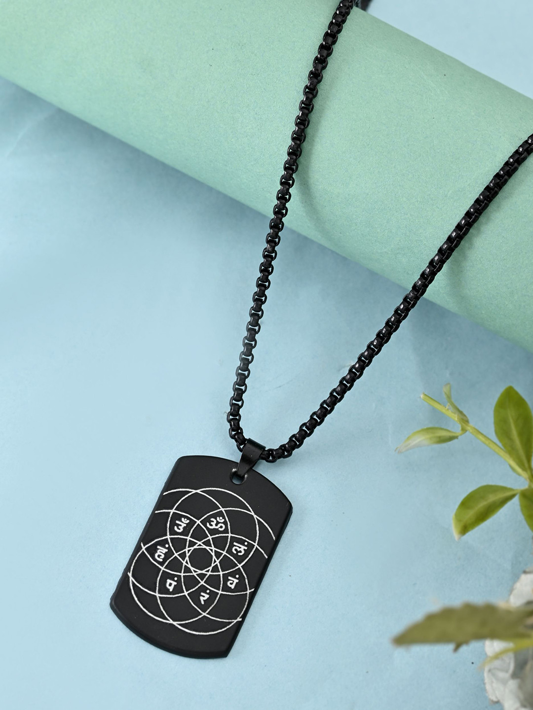 PASU FASHION Contemporary 7 Chakra Pendants With Chains