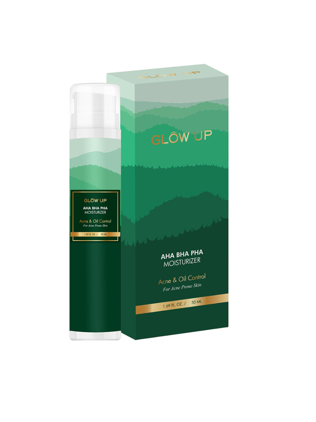 GLOW UP AHA BHA PHA Moisturizer For Acne & Oil Control - 50ml