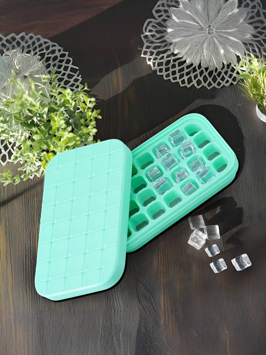 The Better Home Green 28 Compartments Ice Mould