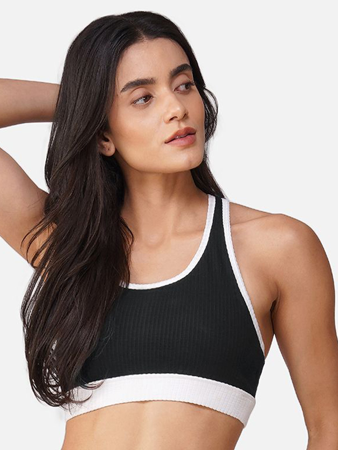 Wearjukebox Power Flow Full Coverage Dry Fit Sports Bra