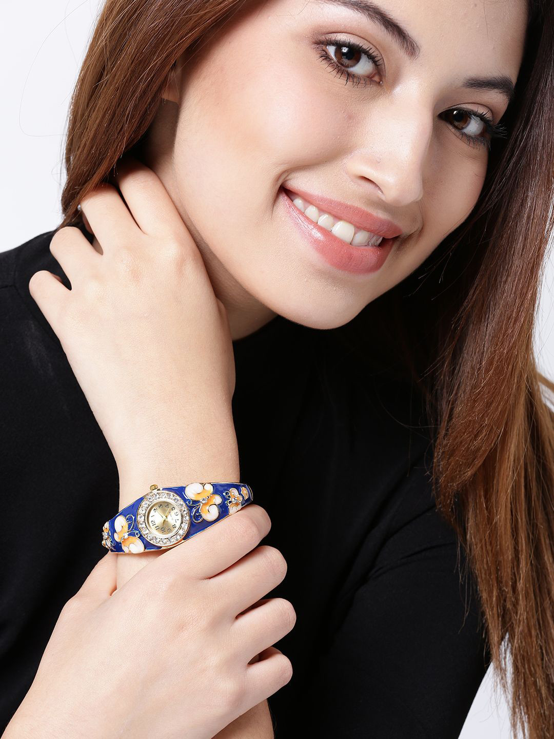 YouBella Women Printed Gold Plated Analogue Watch YBWATCH_0011K