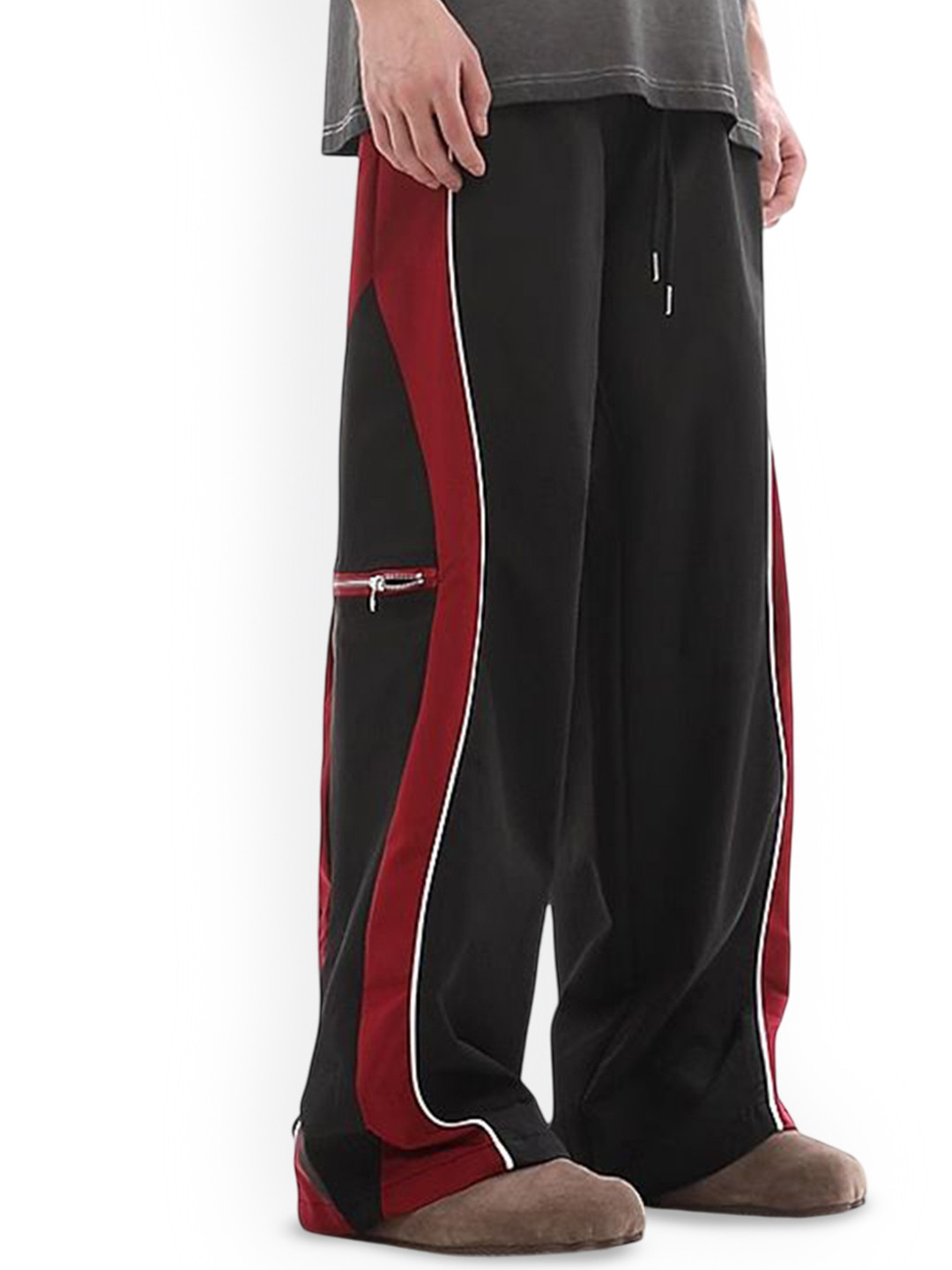 StyleCast x Revolte Men Striped Loose Fit Joggers Trousers