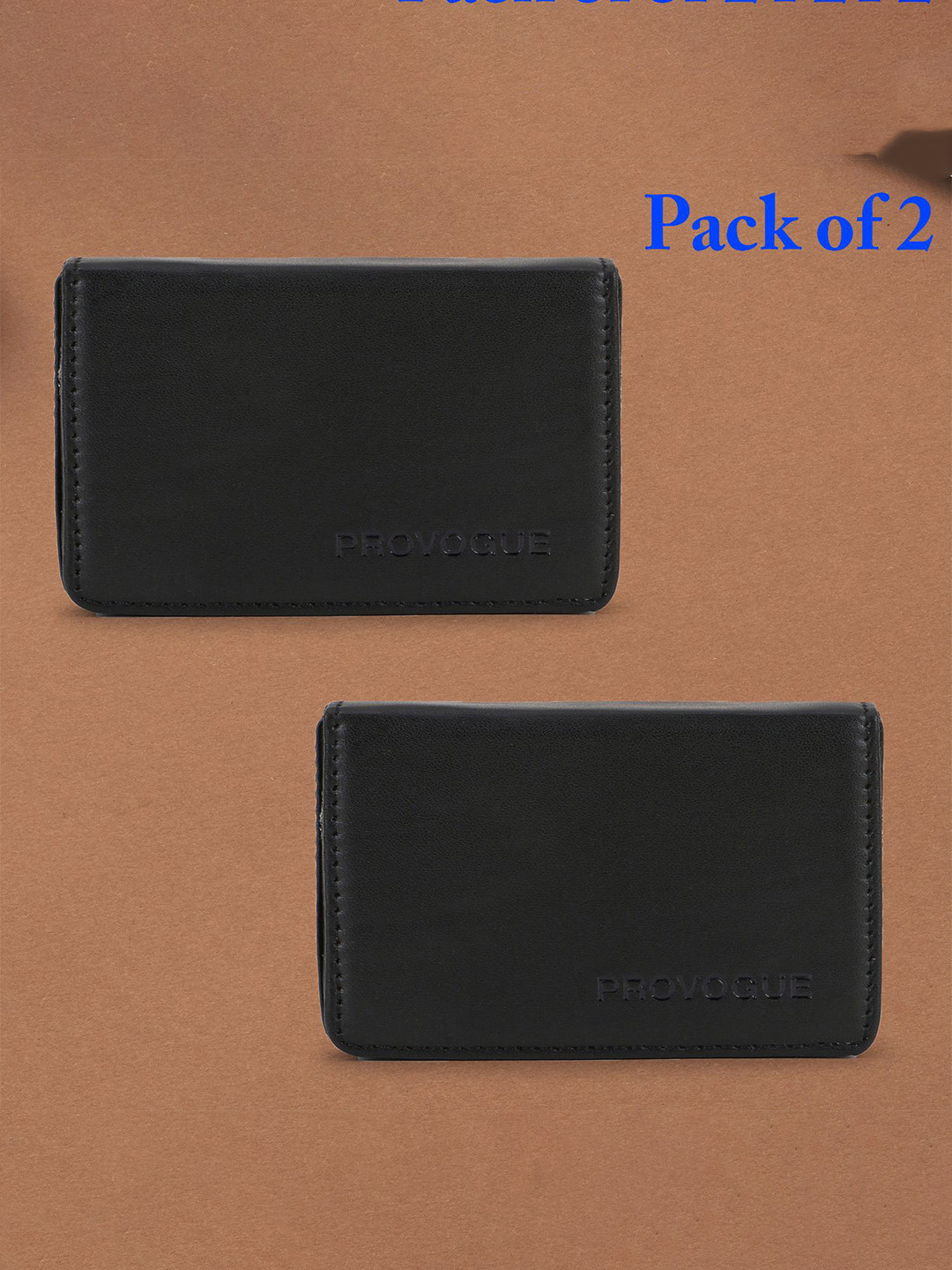 Provogue Men Pack Of 2 Bi Fold Card Holder