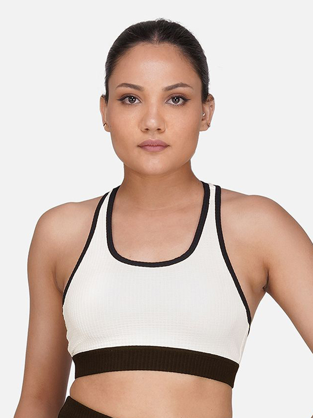 Wearjukebox Power Flow Full Coverage Dry Fit Sports Bra