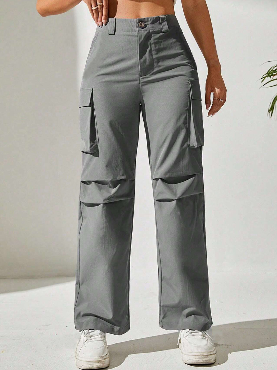 FERY LONDON Women Relaxed Fit Cargos Trousers