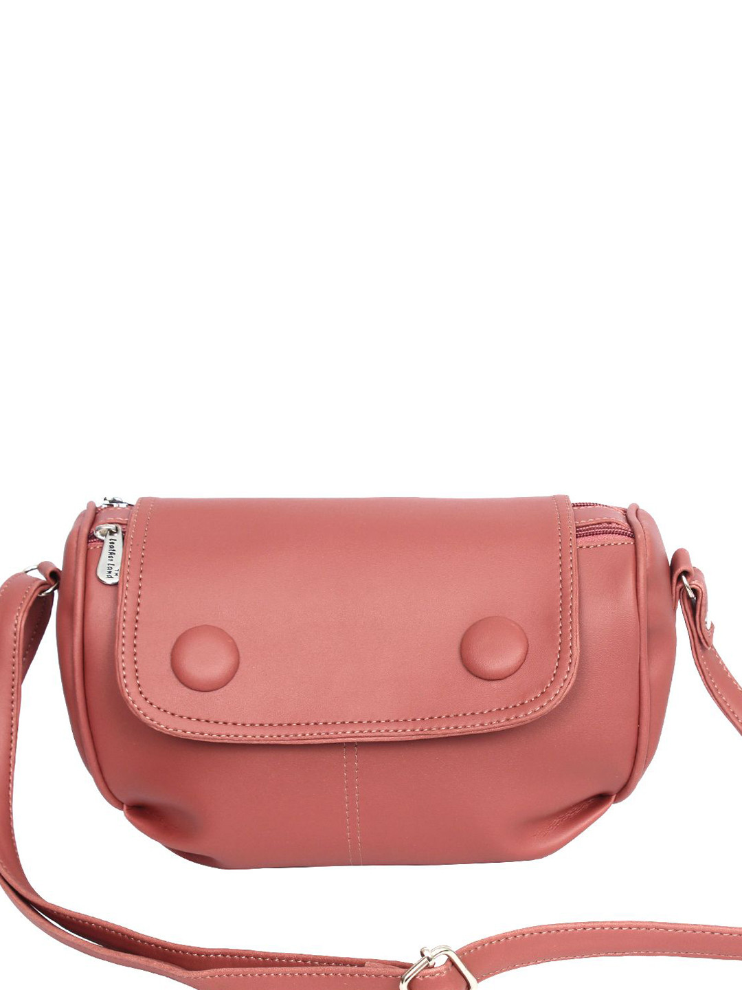 Leather Land Double Button Sling Bag