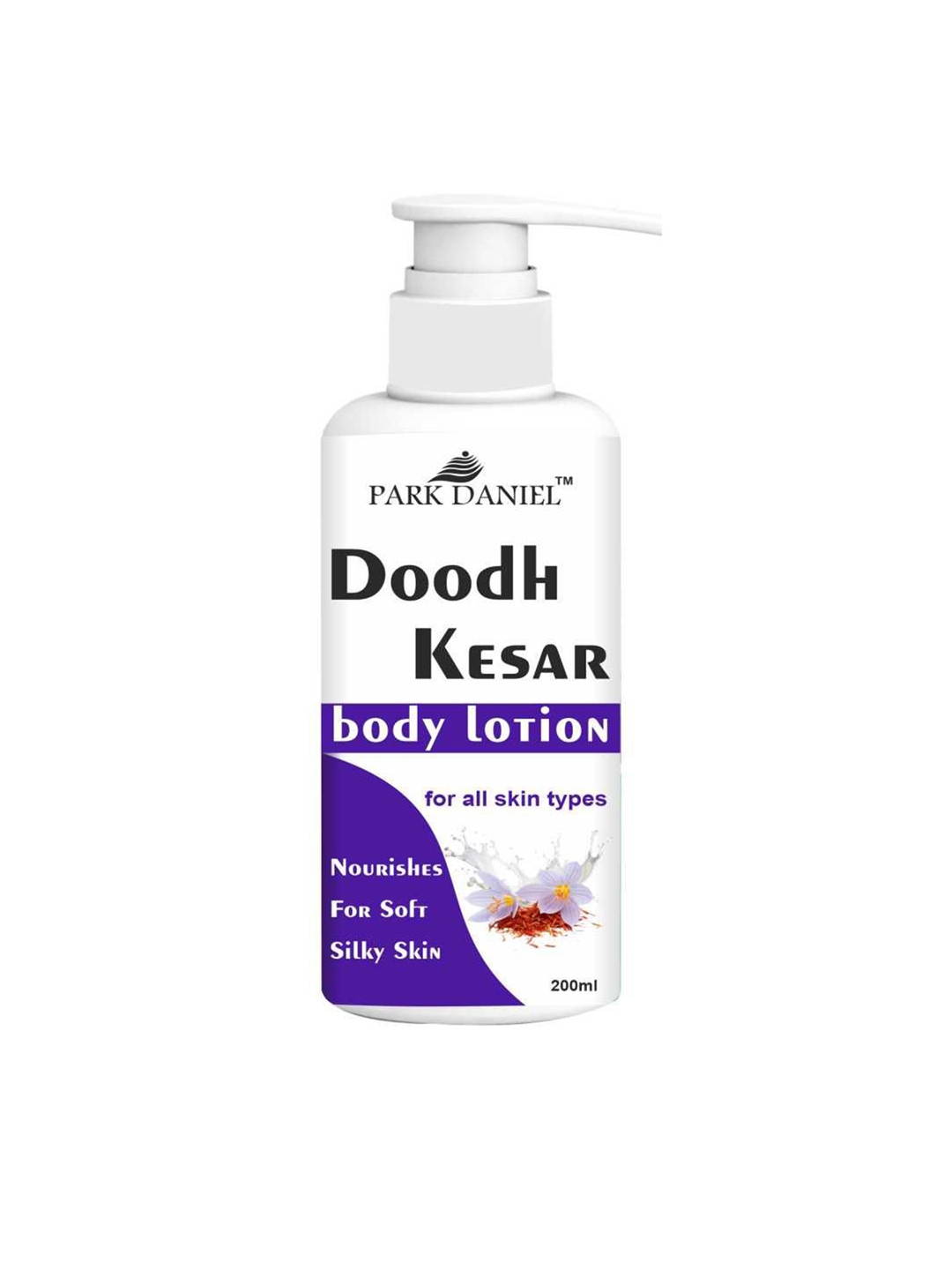 Park Daniel Doodh Kesar Body Lotion For Soft & Moisturizing Skin - 200 ml