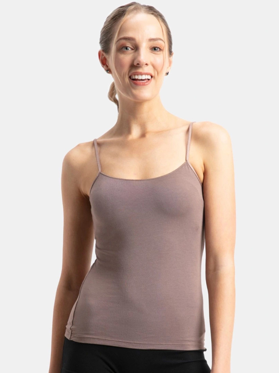 Jockey Micro Modal Camisole with Adjustable Straps and StayFresh Treatment-1805
