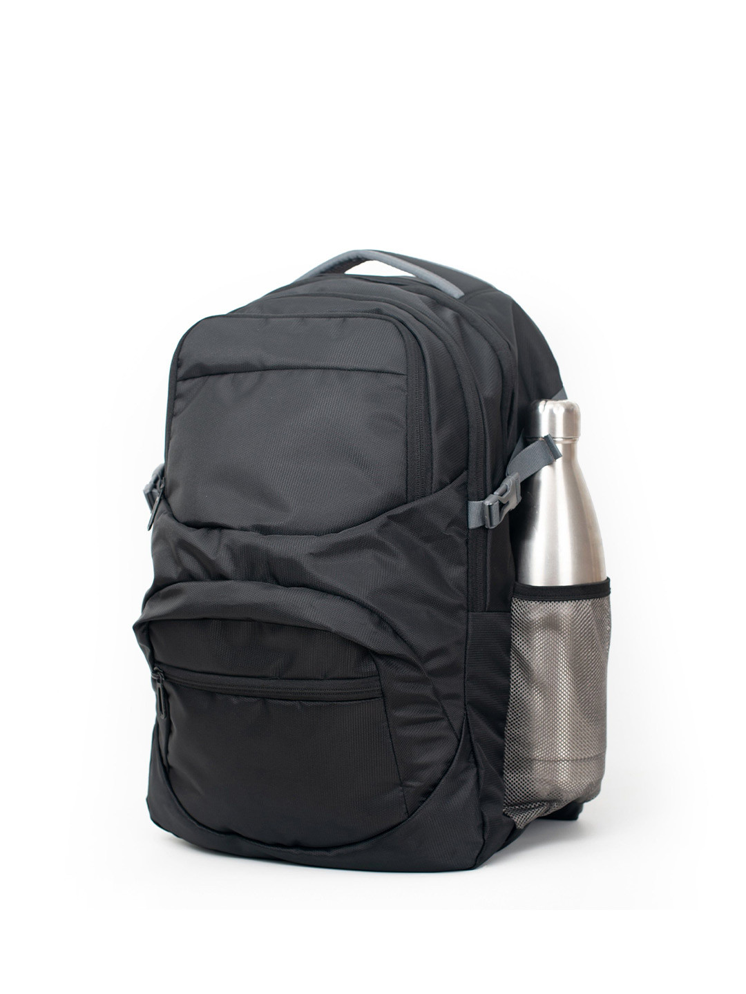 Oblique Men Backpack with Compression Straps