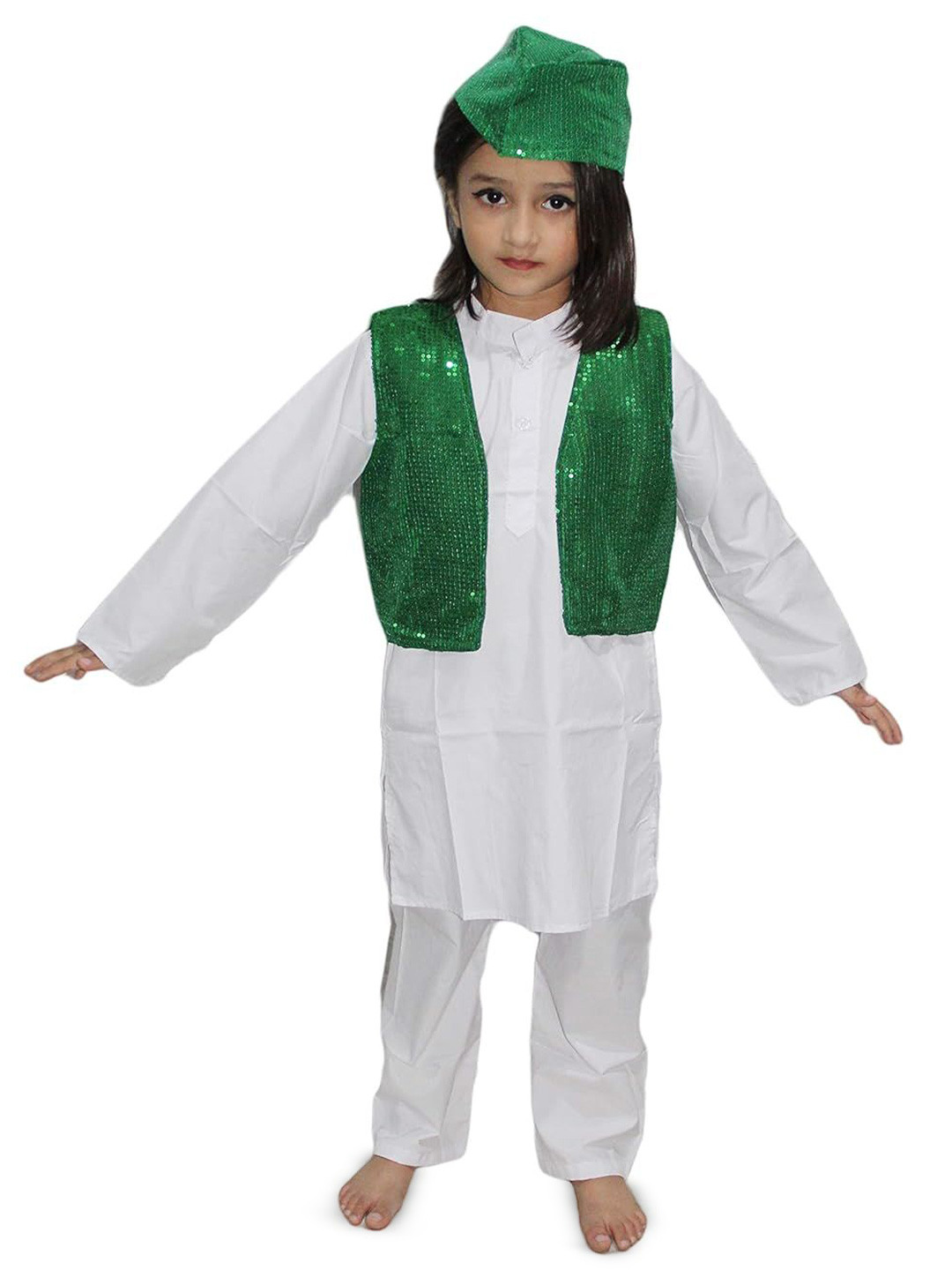 Kaku Fancy dresses Kids Sequin Embellished Qawwali Dance Jacket