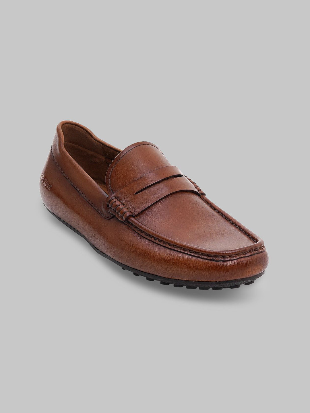 Kickers Men Leather Slip-On Loafers