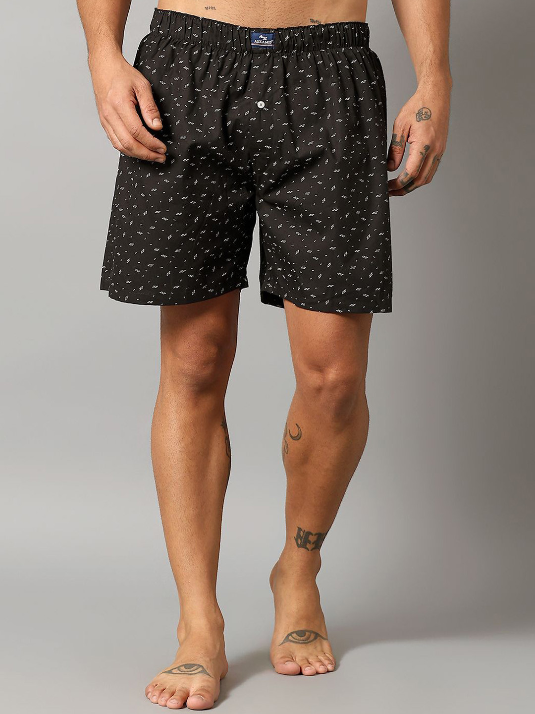 AUXAMIS Men Printed Regular Fit Shorts