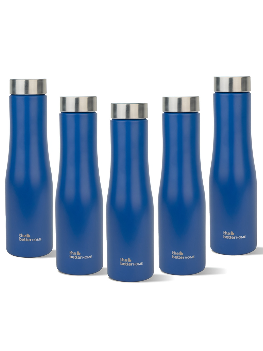 The Better Home Splash Stainless Steel Double Wall Vacuum 5 Pcs Water Bottle - 1L