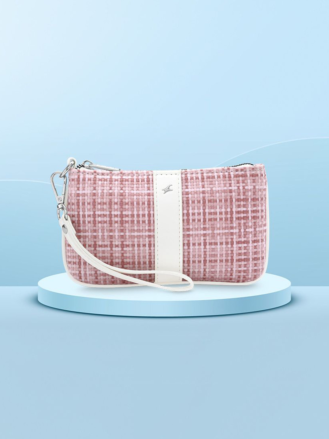 Fastrack Basketweave Wristlet Clutch