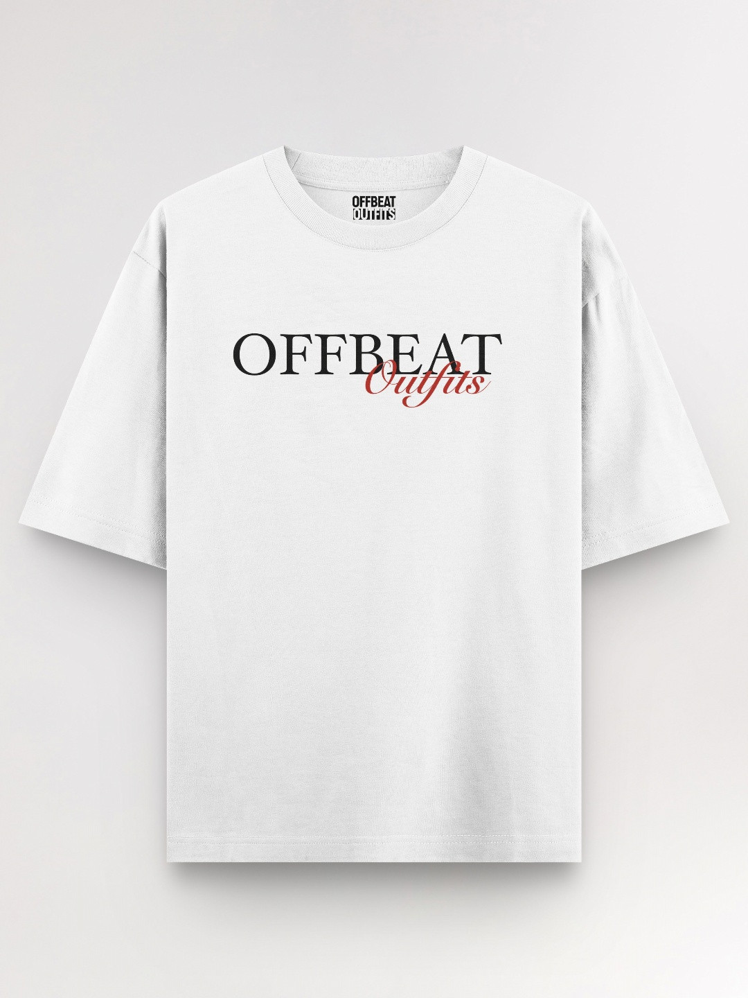 Offbeat Outfits Men Typography Printed Round Neck T-shirt