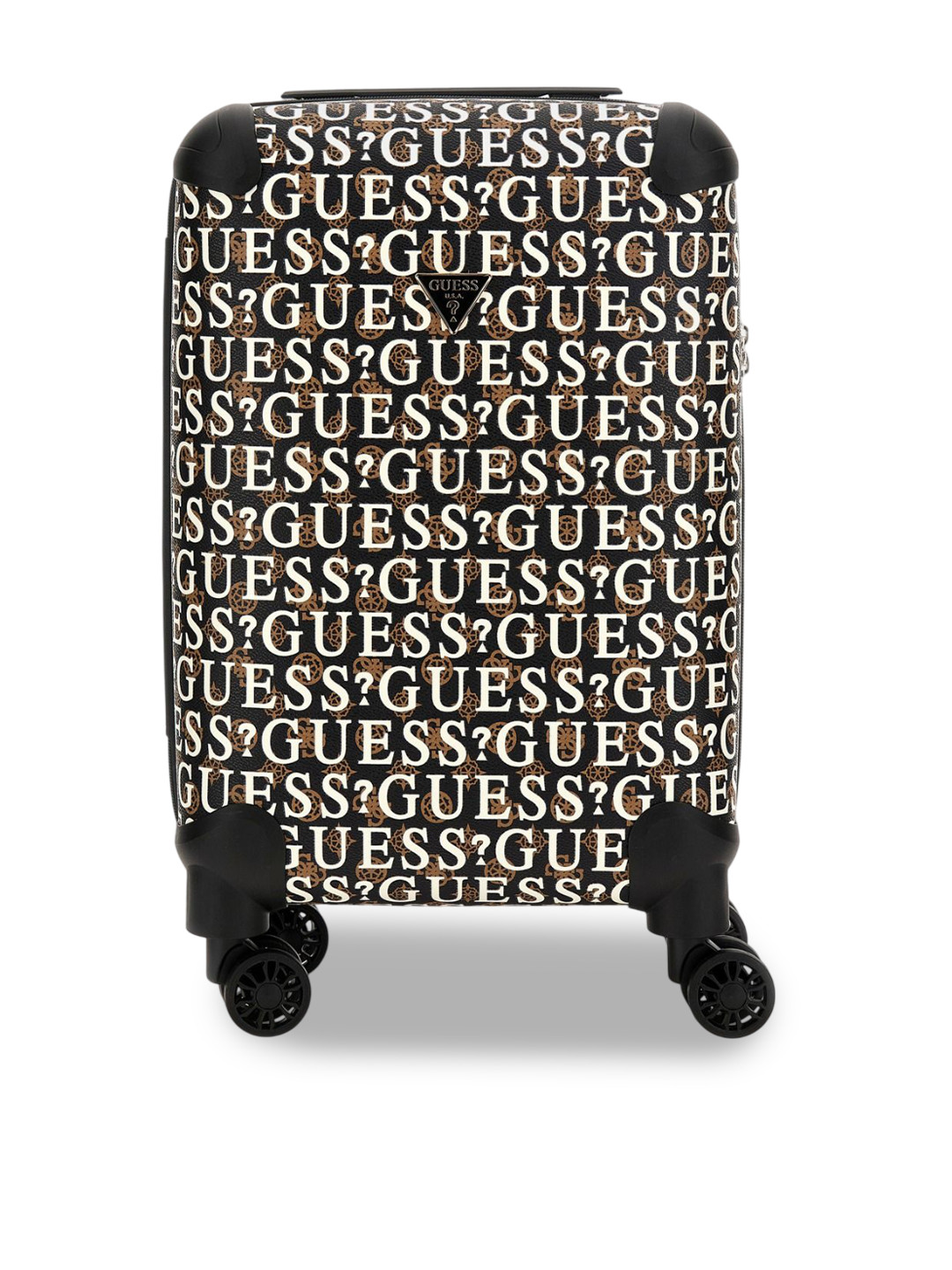 GUESS Printed Suitcase Trolley Bag