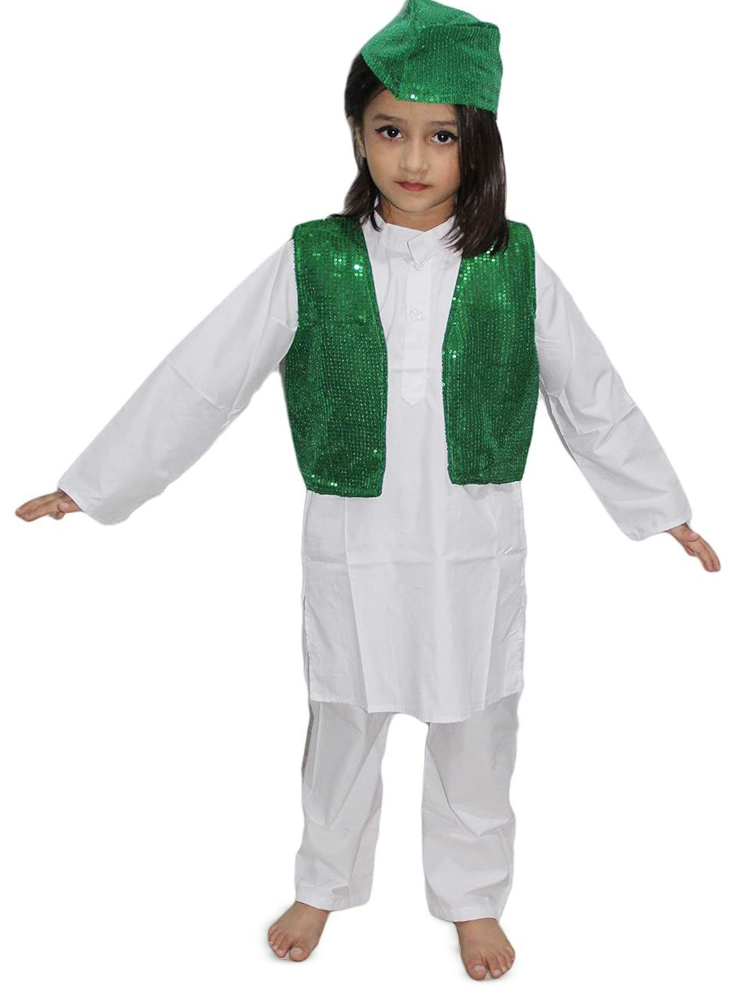 Kaku Fancy dresses Unisex Qwwali Dance Fancy Dress Jacket & Kurta with Trouser